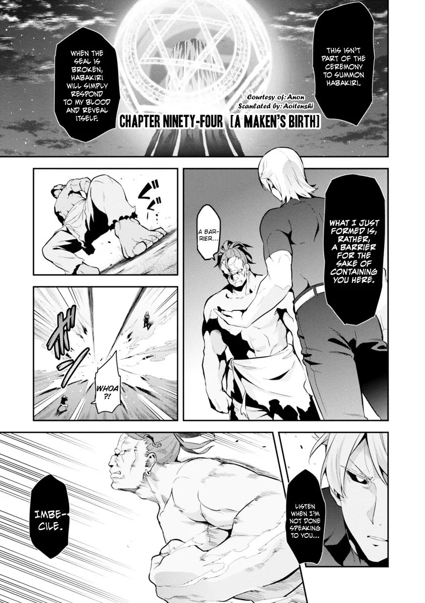 Maken-ki Chapter 94 page 1
