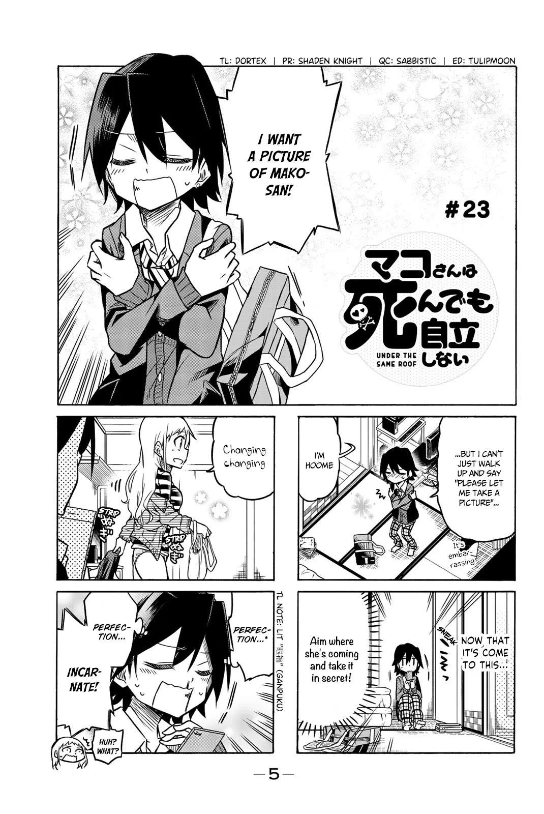 Mako-san Wa Shindemo Jiritsu Shinai Chapter 23 page 6