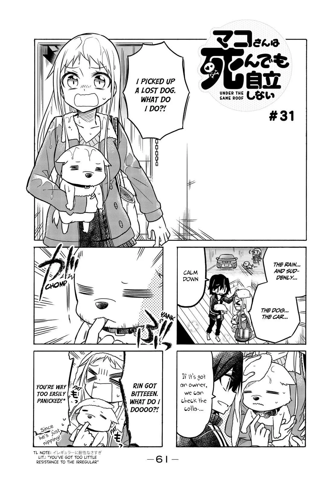 Mako-san Wa Shindemo Jiritsu Shinai Chapter 31 page 2