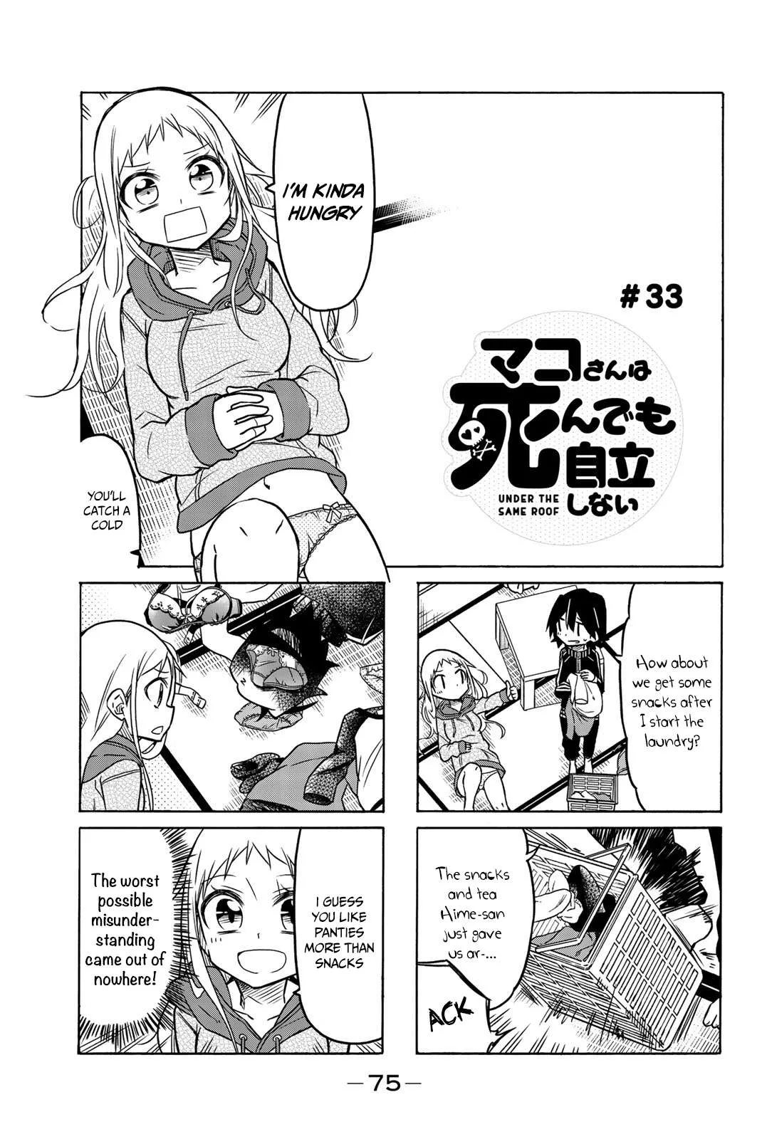 Mako-san Wa Shindemo Jiritsu Shinai Chapter 33 page 2
