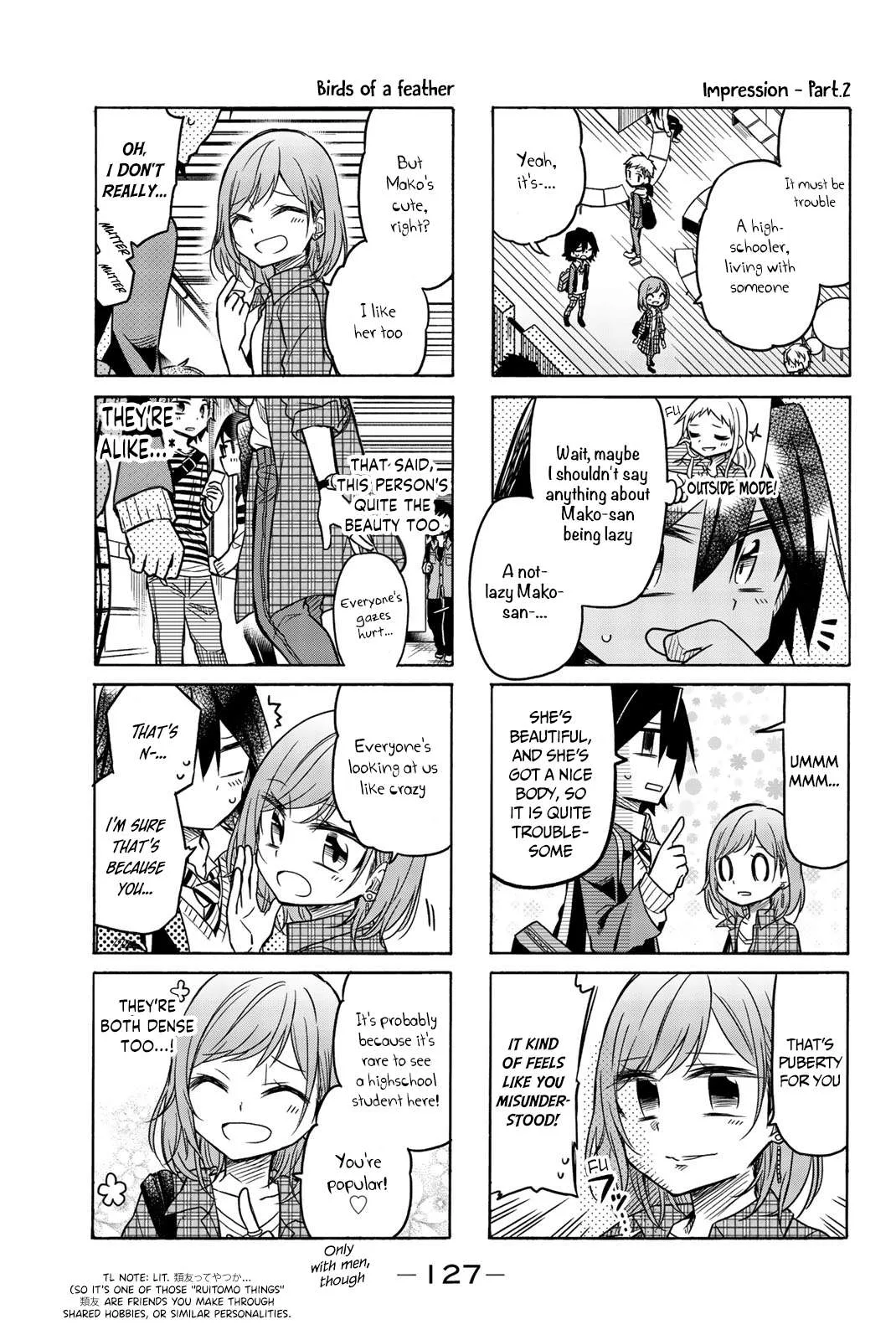 Mako-san Wa Shindemo Jiritsu Shinai Chapter 40 page 4