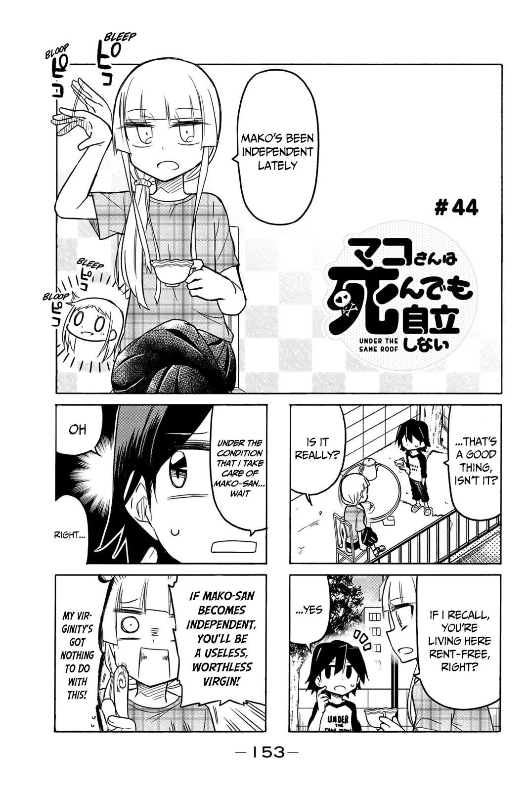 Mako-san Wa Shindemo Jiritsu Shinai Chapter 44 page 2
