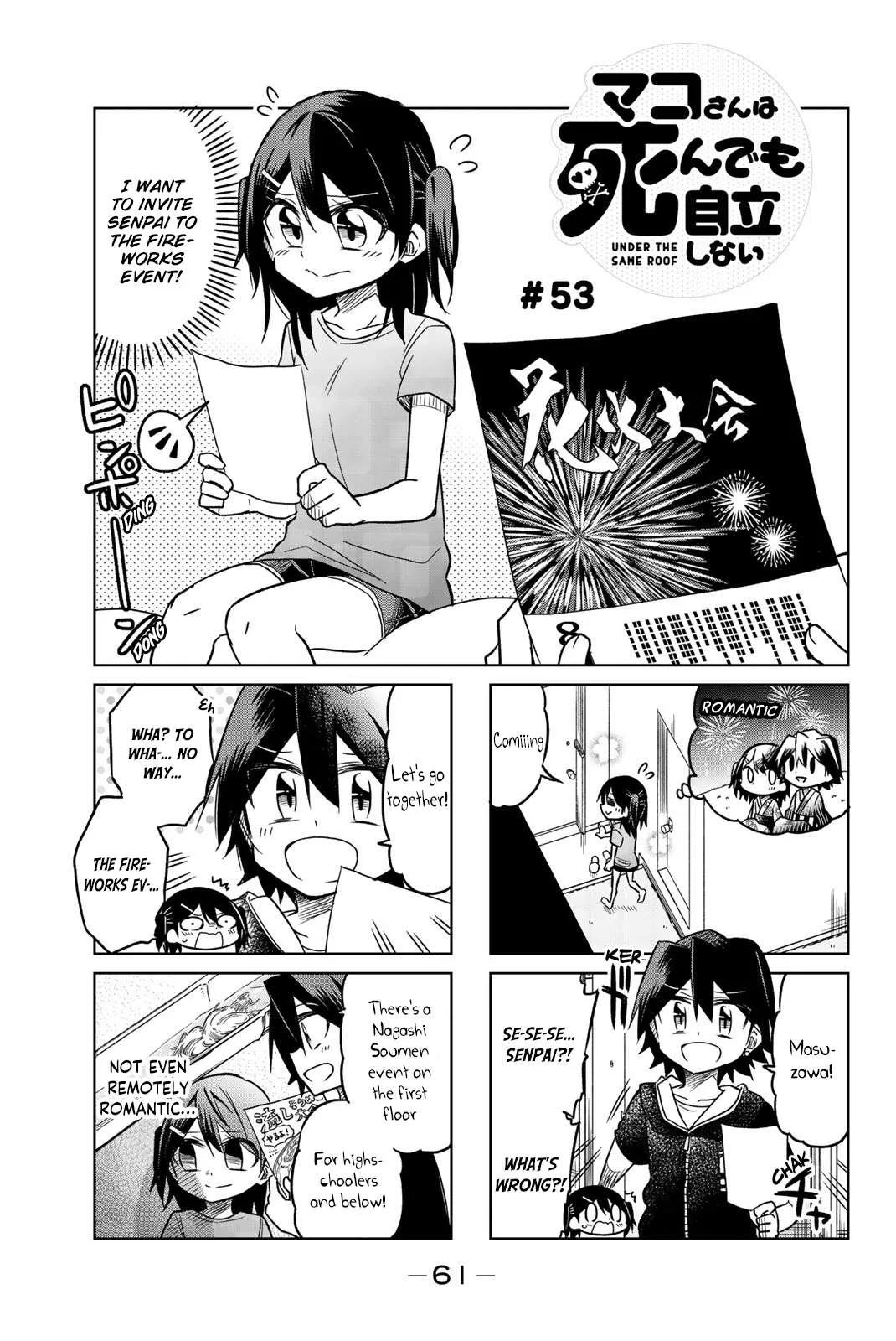 Mako-san Wa Shindemo Jiritsu Shinai Chapter 53 page 2