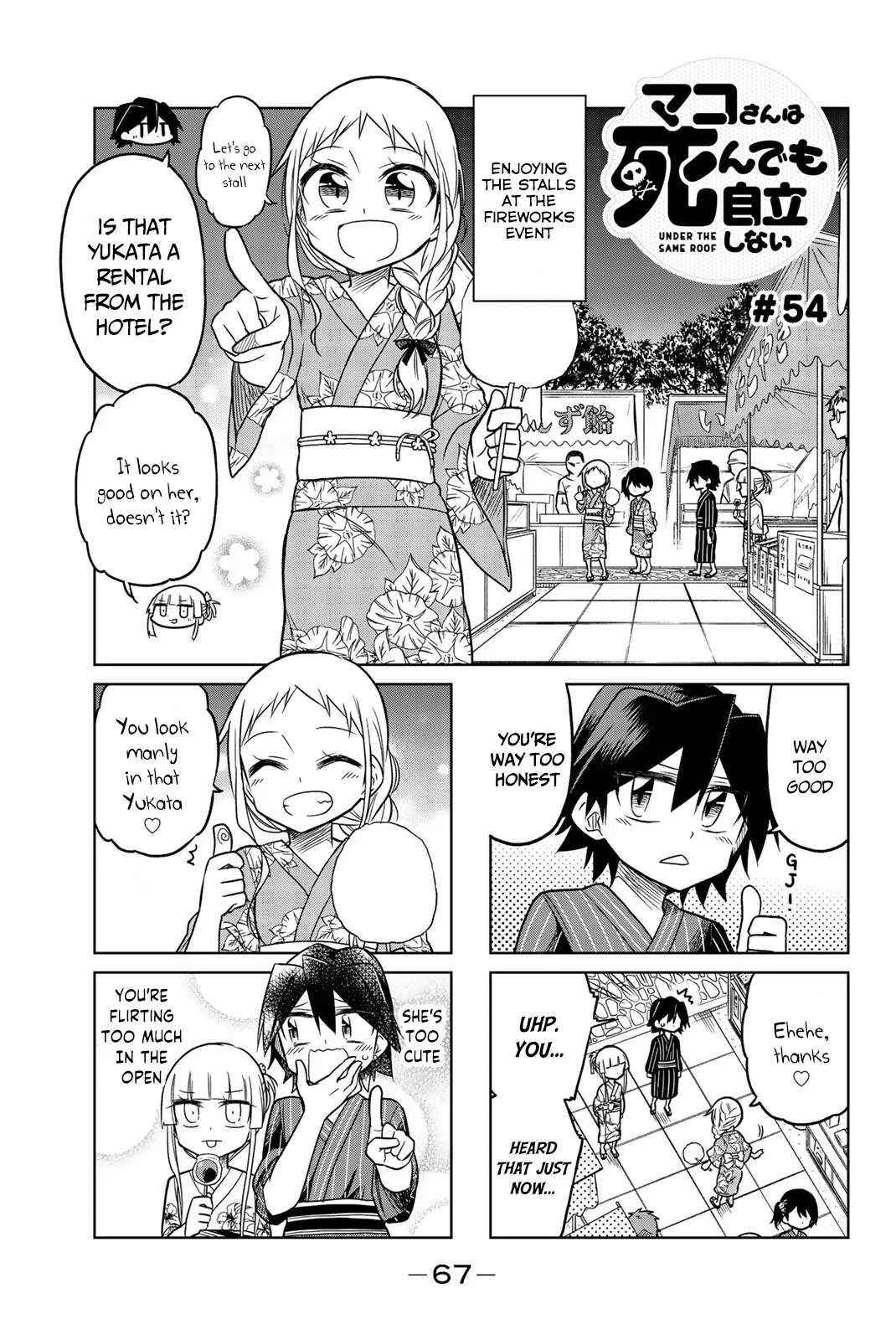Mako-san Wa Shindemo Jiritsu Shinai Chapter 54 page 2