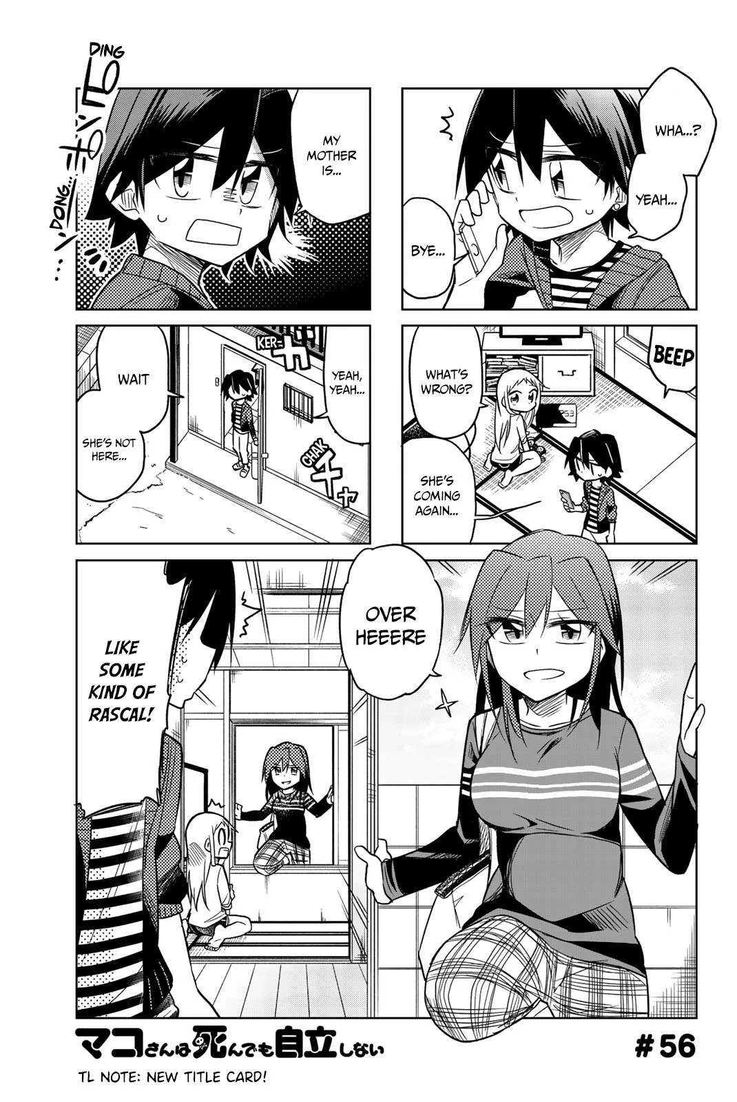 Mako-san Wa Shindemo Jiritsu Shinai Chapter 56 page 2