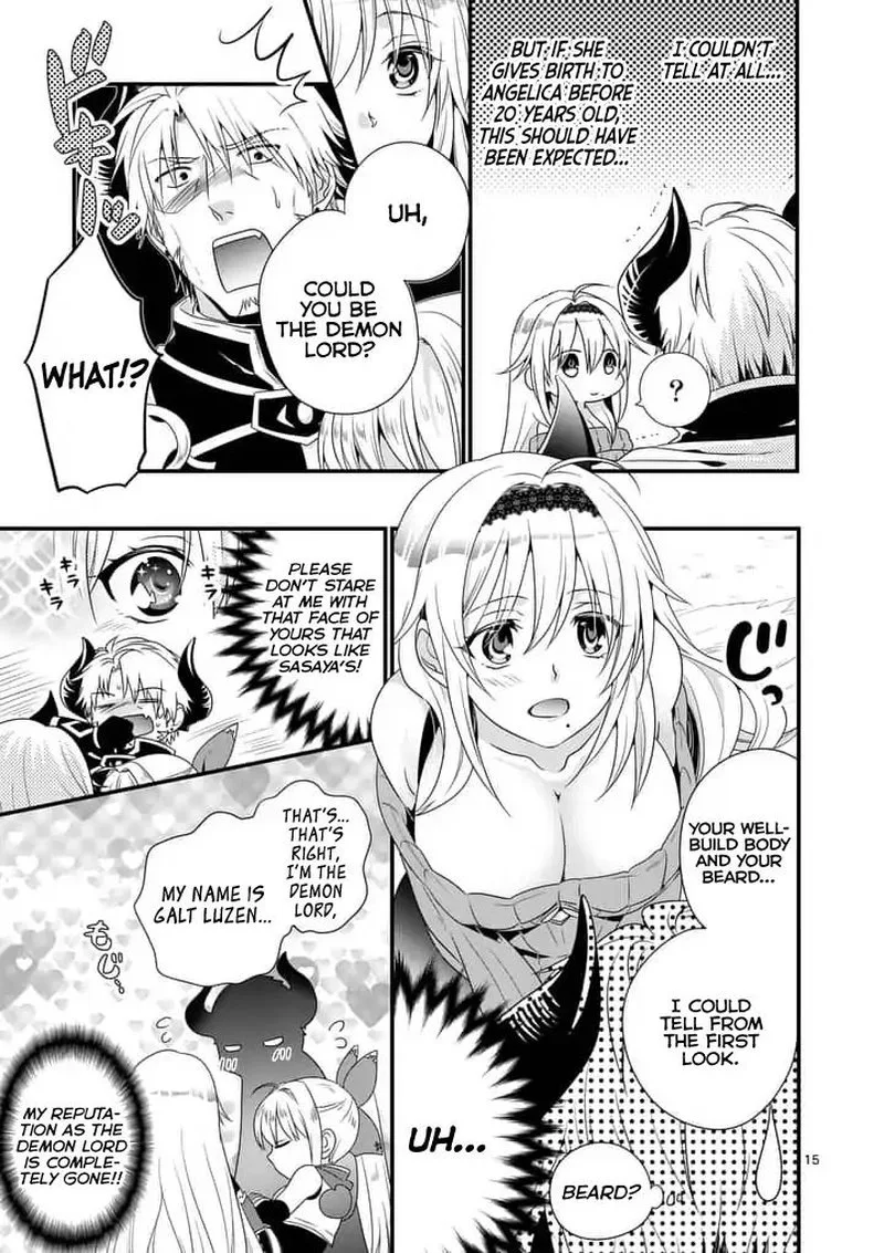 Maou desu. Onna Yuusha no Hahaoya to Saikon Shita no de, Onna Yuusha ga Giri no Musume ni Narimashita Chapter 1 page 14