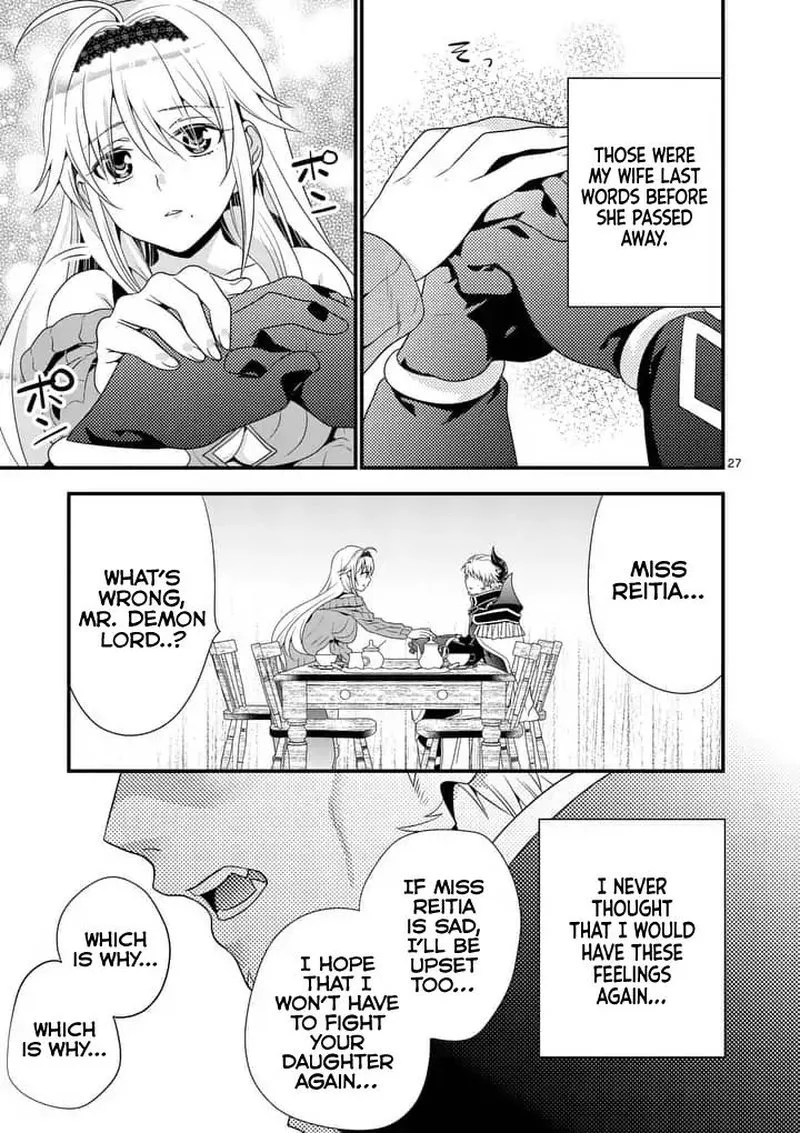 Maou desu. Onna Yuusha no Hahaoya to Saikon Shita no de, Onna Yuusha ga Giri no Musume ni Narimashita Chapter 1 page 26