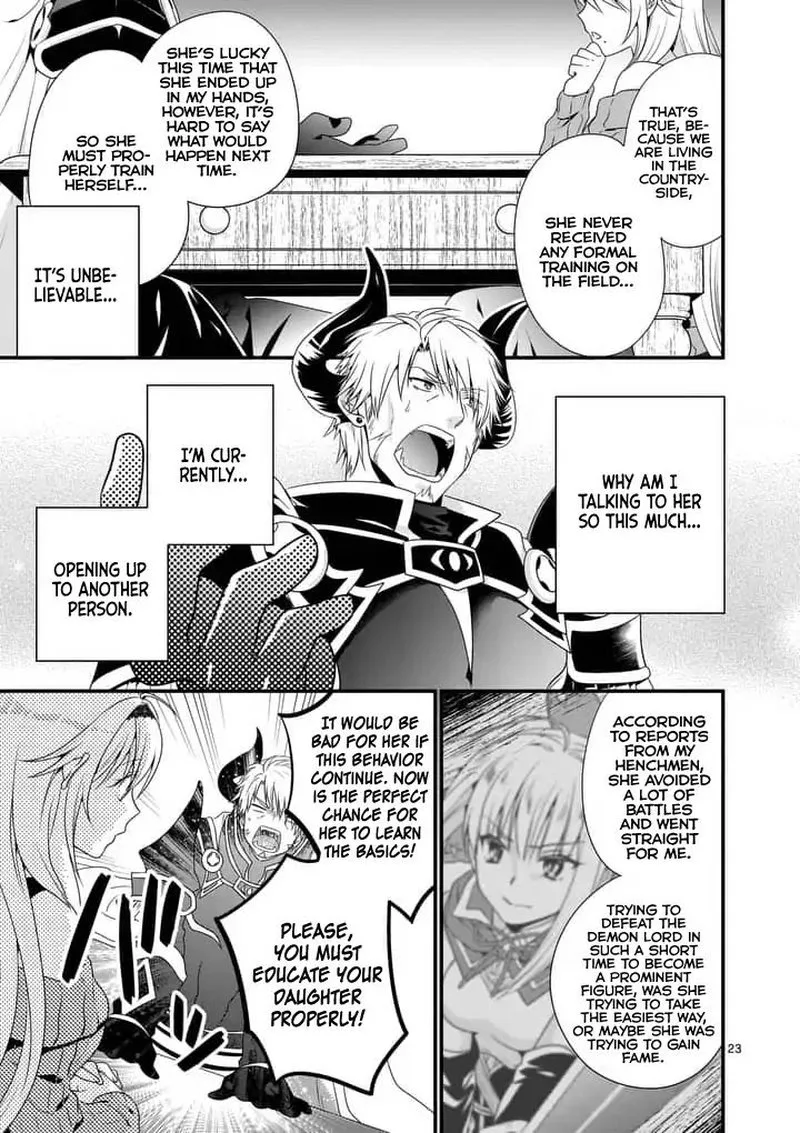 Maou desu. Onna Yuusha no Hahaoya to Saikon Shita no de, Onna Yuusha ga Giri no Musume ni Narimashita Chapter 1 page 22
