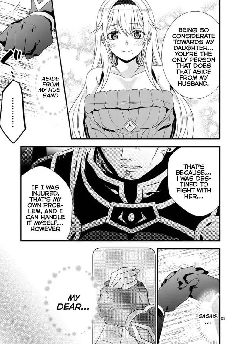 Maou desu. Onna Yuusha no Hahaoya to Saikon Shita no de, Onna Yuusha ga Giri no Musume ni Narimashita Chapter 1 page 24