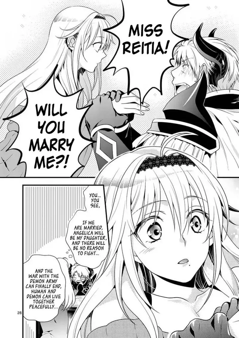 Maou desu. Onna Yuusha no Hahaoya to Saikon Shita no de, Onna Yuusha ga Giri no Musume ni Narimashita Chapter 1 page 27