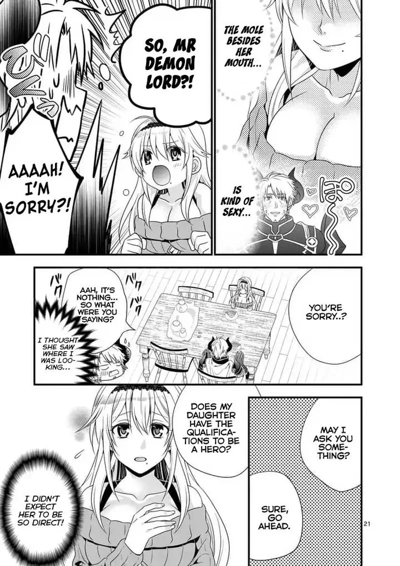 Maou desu. Onna Yuusha no Hahaoya to Saikon Shita no de, Onna Yuusha ga Giri no Musume ni Narimashita Chapter 1 page 20