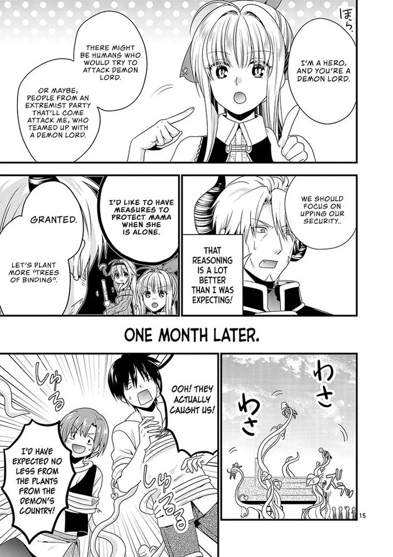 Maou desu. Onna Yuusha no Hahaoya to Saikon Shita no de, Onna Yuusha ga Giri no Musume ni Narimashita Chapter 12 page 14