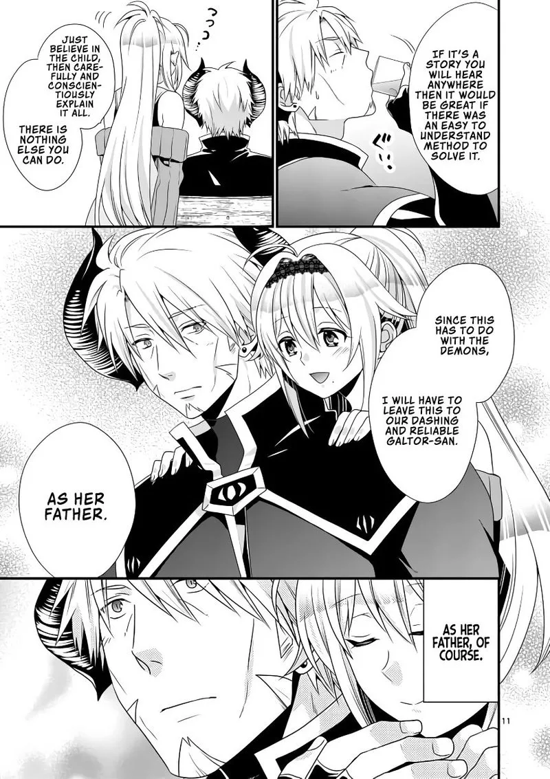 Maou desu. Onna Yuusha no Hahaoya to Saikon Shita no de, Onna Yuusha ga Giri no Musume ni Narimashita Chapter 15 page 11
