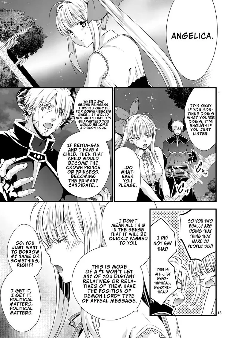 Maou desu. Onna Yuusha no Hahaoya to Saikon Shita no de, Onna Yuusha ga Giri no Musume ni Narimashita Chapter 15 page 13