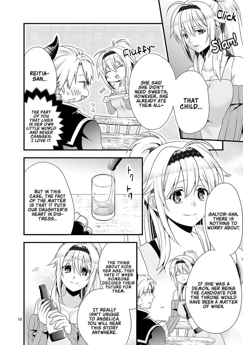Maou desu. Onna Yuusha no Hahaoya to Saikon Shita no de, Onna Yuusha ga Giri no Musume ni Narimashita Chapter 15 page 10