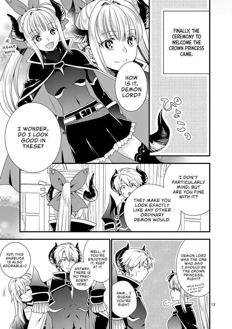 Maou desu. Onna Yuusha no Hahaoya to Saikon Shita no de, Onna Yuusha ga Giri no Musume ni Narimashita Chapter 16 page 12