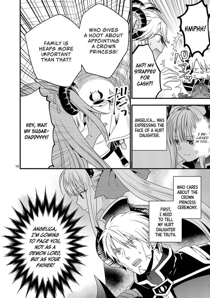 Maou desu. Onna Yuusha no Hahaoya to Saikon Shita no de, Onna Yuusha ga Giri no Musume ni Narimashita Chapter 17 page 16