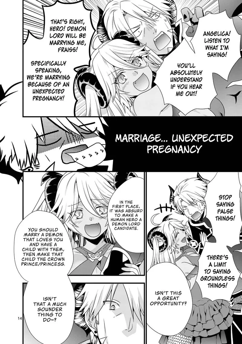 Maou desu. Onna Yuusha no Hahaoya to Saikon Shita no de, Onna Yuusha ga Giri no Musume ni Narimashita Chapter 17 page 14
