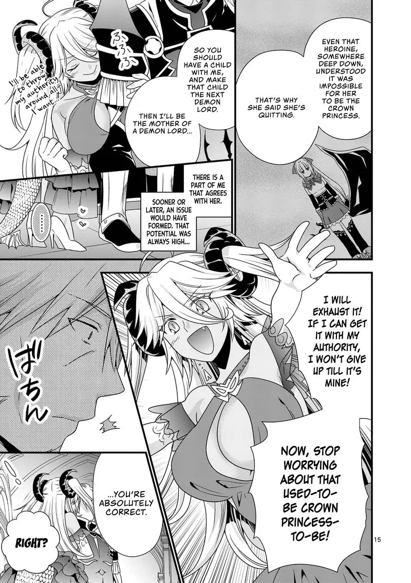 Maou desu. Onna Yuusha no Hahaoya to Saikon Shita no de, Onna Yuusha ga Giri no Musume ni Narimashita Chapter 17 page 15