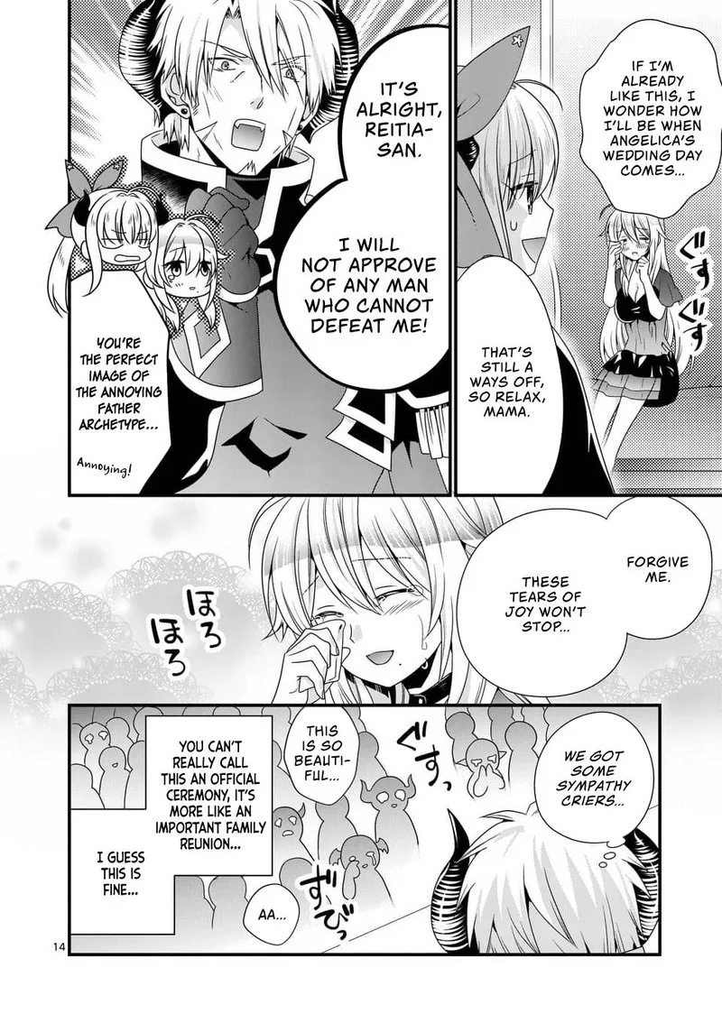 Maou desu. Onna Yuusha no Hahaoya to Saikon Shita no de, Onna Yuusha ga Giri no Musume ni Narimashita Chapter 18 page 14