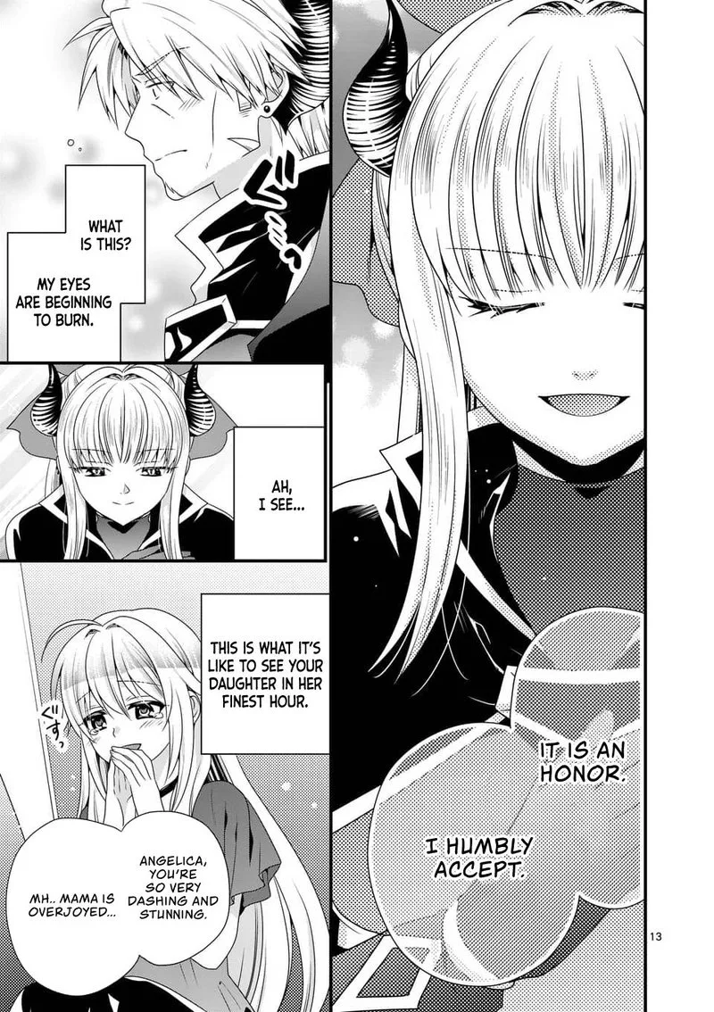 Maou desu. Onna Yuusha no Hahaoya to Saikon Shita no de, Onna Yuusha ga Giri no Musume ni Narimashita Chapter 18 page 13