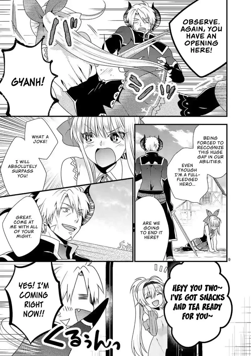 Maou desu. Onna Yuusha no Hahaoya to Saikon Shita no de, Onna Yuusha ga Giri no Musume ni Narimashita Chapter 19 page 9