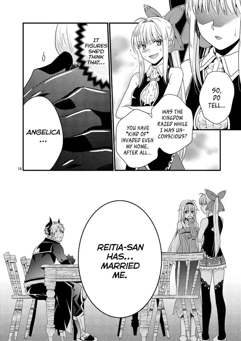 Maou desu. Onna Yuusha no Hahaoya to Saikon Shita no de, Onna Yuusha ga Giri no Musume ni Narimashita Chapter 2 page 16