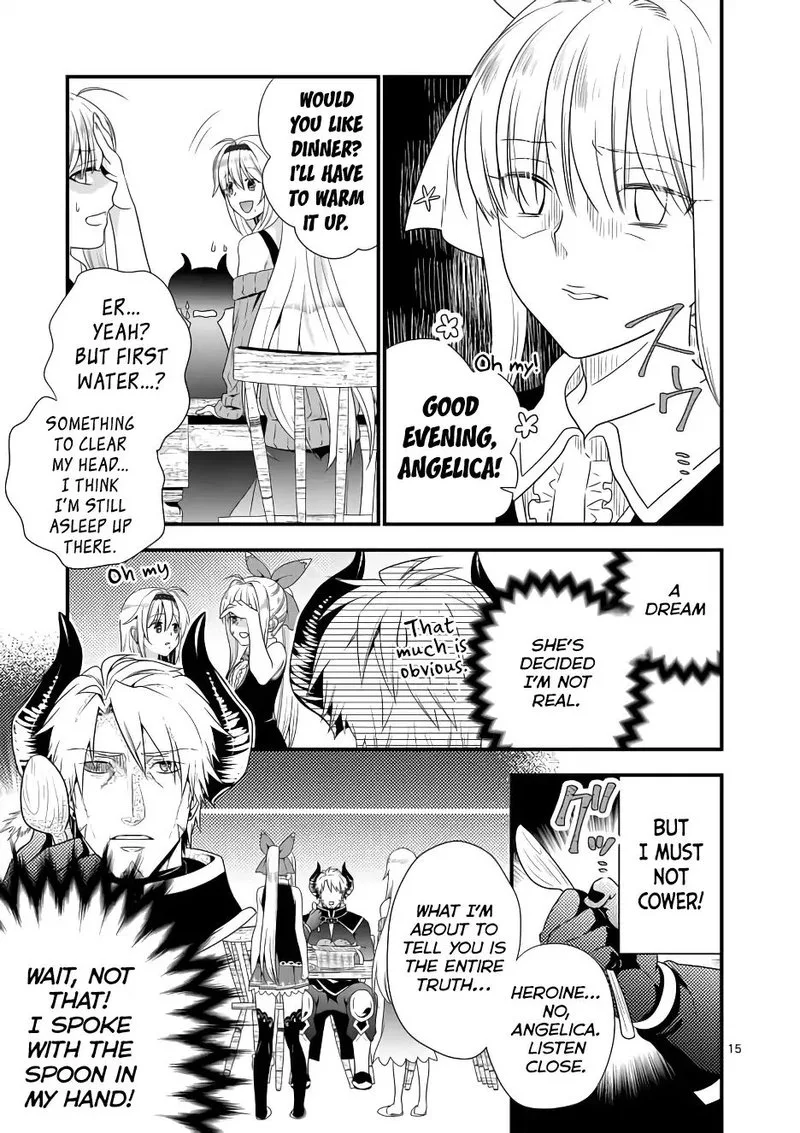 Maou desu. Onna Yuusha no Hahaoya to Saikon Shita no de, Onna Yuusha ga Giri no Musume ni Narimashita Chapter 2 page 15