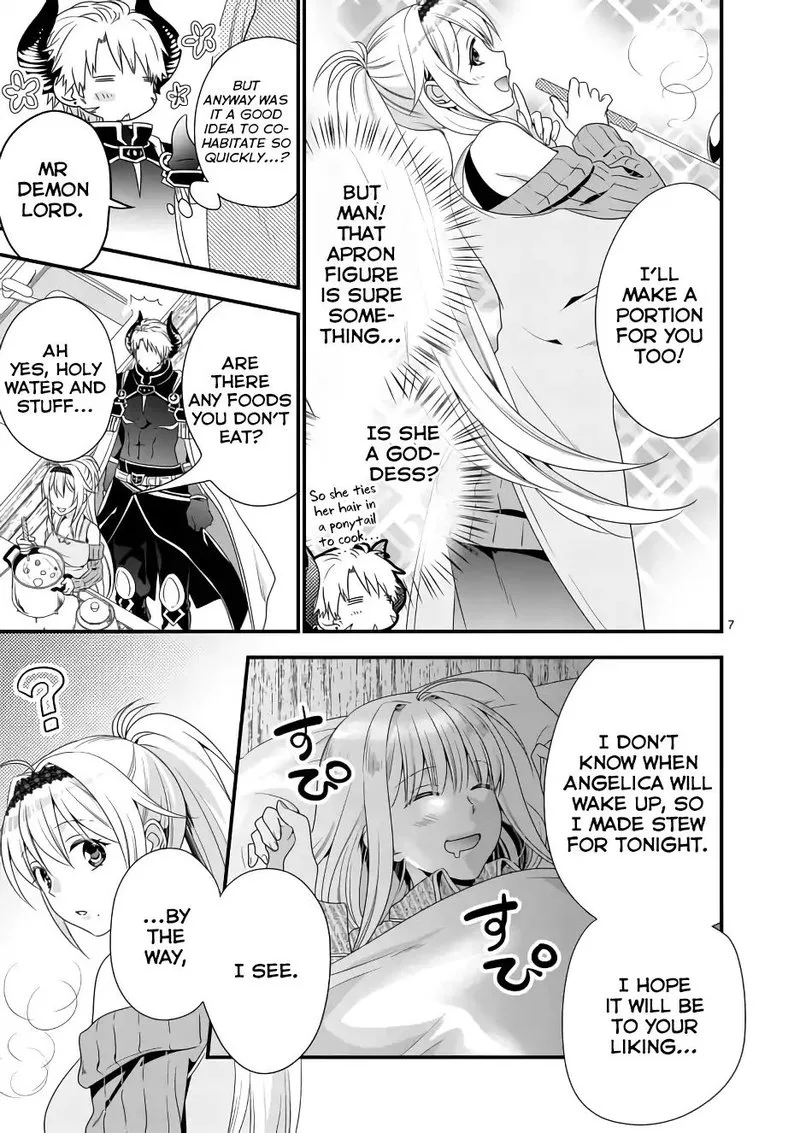 Maou desu. Onna Yuusha no Hahaoya to Saikon Shita no de, Onna Yuusha ga Giri no Musume ni Narimashita Chapter 2 page 7