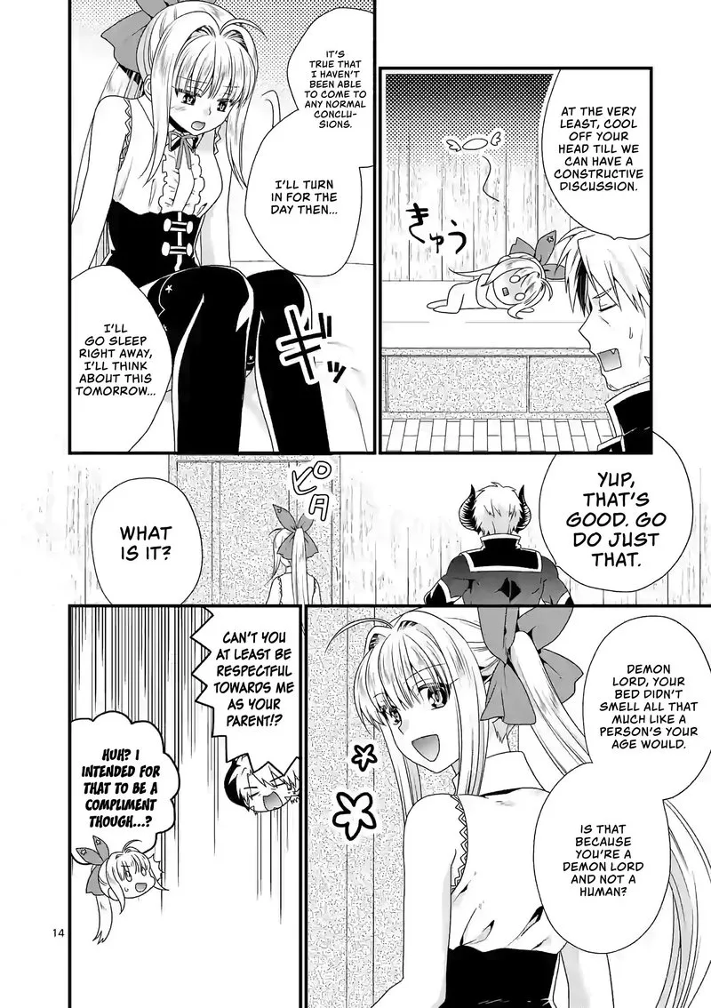Maou desu. Onna Yuusha no Hahaoya to Saikon Shita no de, Onna Yuusha ga Giri no Musume ni Narimashita Chapter 21 page 14