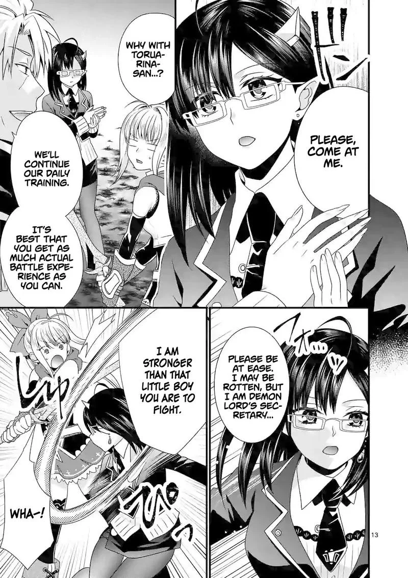 Maou desu. Onna Yuusha no Hahaoya to Saikon Shita no de, Onna Yuusha ga Giri no Musume ni Narimashita Chapter 27 page 13