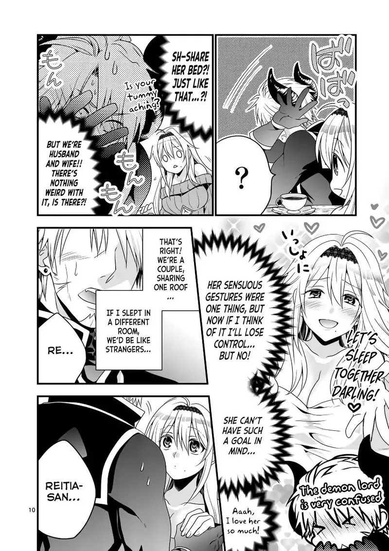 Maou desu. Onna Yuusha no Hahaoya to Saikon Shita no de, Onna Yuusha ga Giri no Musume ni Narimashita Chapter 3 page 10