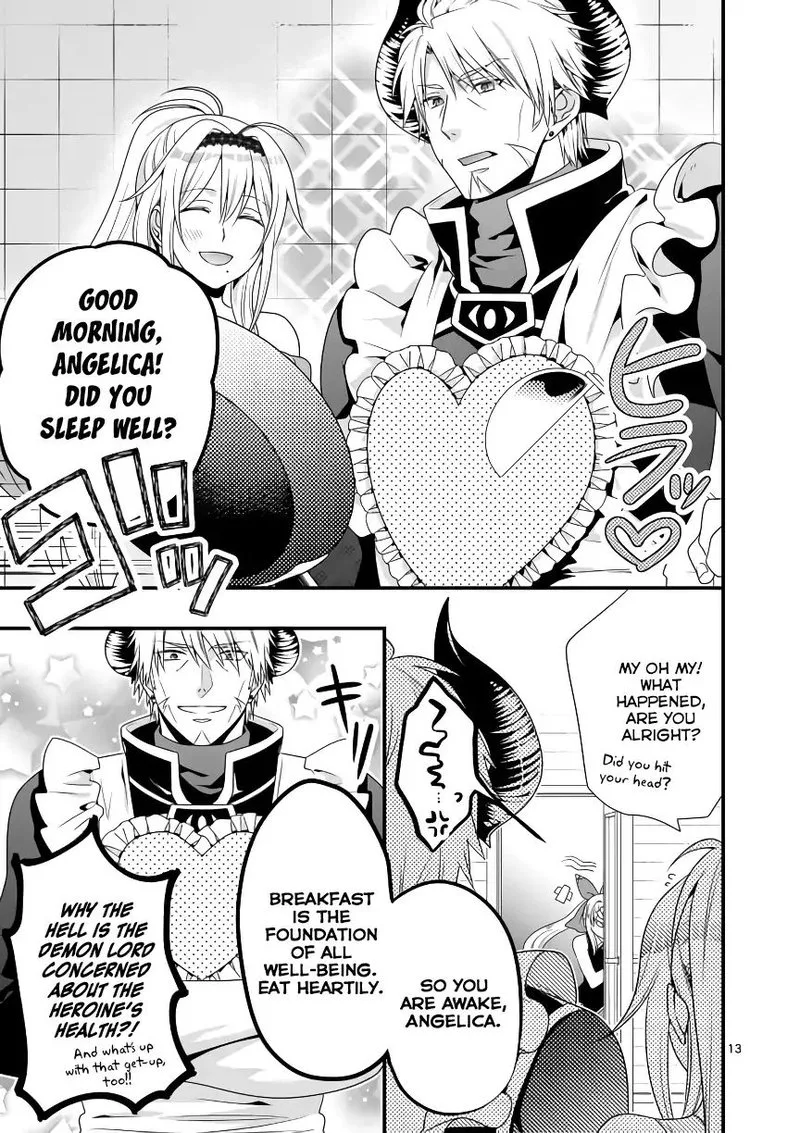 Maou desu. Onna Yuusha no Hahaoya to Saikon Shita no de, Onna Yuusha ga Giri no Musume ni Narimashita Chapter 3 page 13