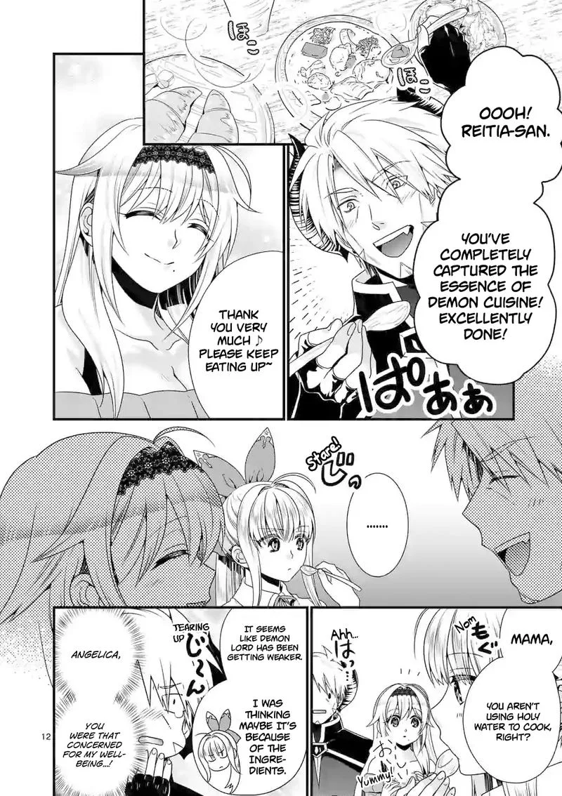 Maou desu. Onna Yuusha no Hahaoya to Saikon Shita no de, Onna Yuusha ga Giri no Musume ni Narimashita Chapter 30 page 12
