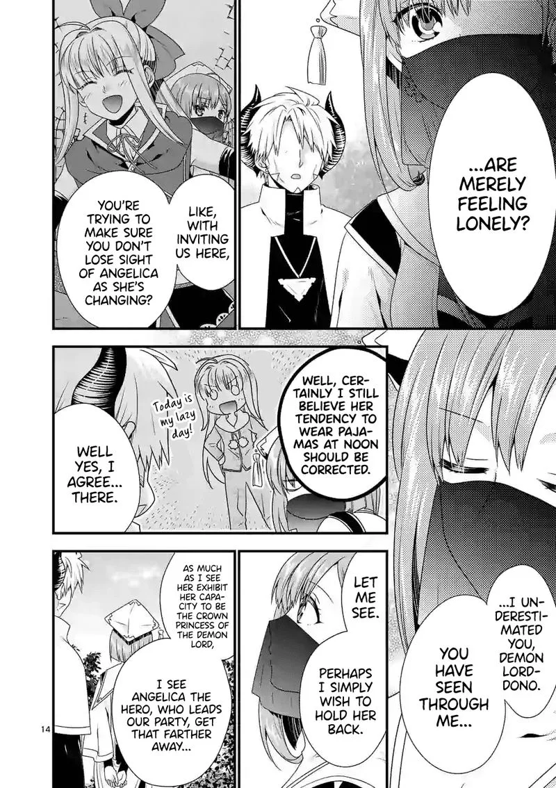 Maou desu. Onna Yuusha no Hahaoya to Saikon Shita no de, Onna Yuusha ga Giri no Musume ni Narimashita Chapter 33 page 14