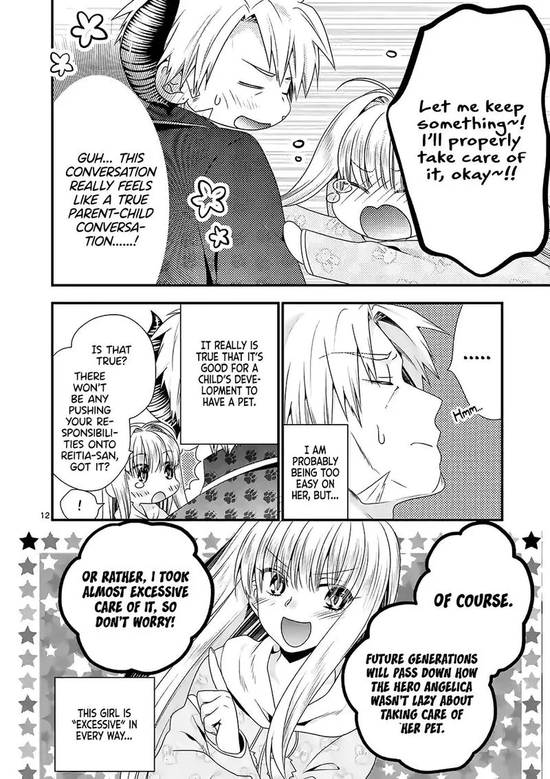 Maou desu. Onna Yuusha no Hahaoya to Saikon Shita no de, Onna Yuusha ga Giri no Musume ni Narimashita Chapter 34 page 12