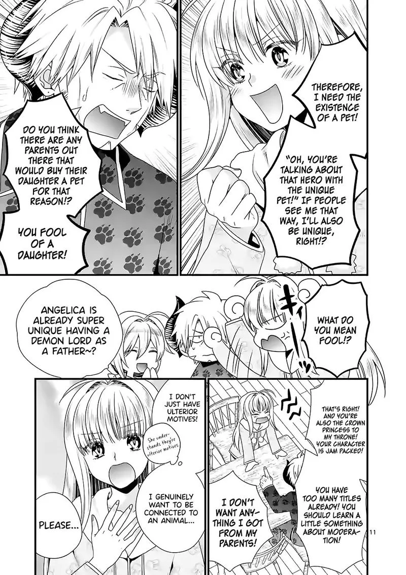 Maou desu. Onna Yuusha no Hahaoya to Saikon Shita no de, Onna Yuusha ga Giri no Musume ni Narimashita Chapter 34 page 11