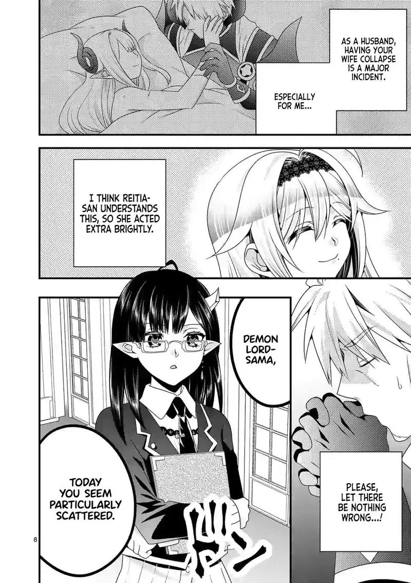Maou desu. Onna Yuusha no Hahaoya to Saikon Shita no de, Onna Yuusha ga Giri no Musume ni Narimashita Chapter 40 page 8