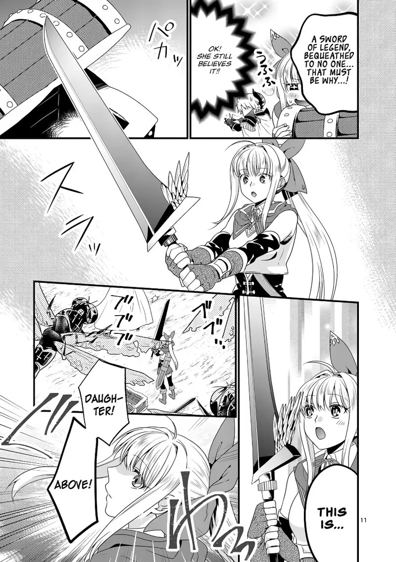 Maou desu. Onna Yuusha no Hahaoya to Saikon Shita no de, Onna Yuusha ga Giri no Musume ni Narimashita Chapter 7 page 11