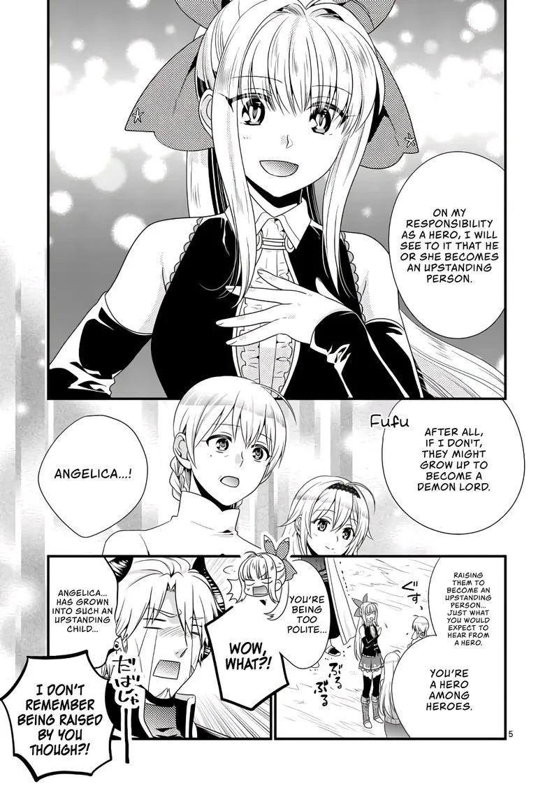Maou desu. Onna Yuusha no Hahaoya to Saikon Shita no de, Onna Yuusha ga Giri no Musume ni Narimashita Chapter 9 page 4