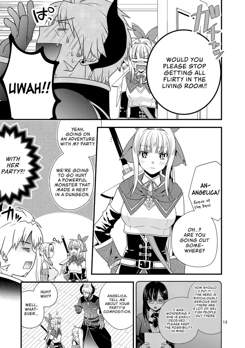 Maou desu. Onna Yuusha no Hahaoya to Saikon Shita no de, Onna Yuusha ga Giri no Musume ni Narimashita Chapter 9 page 12