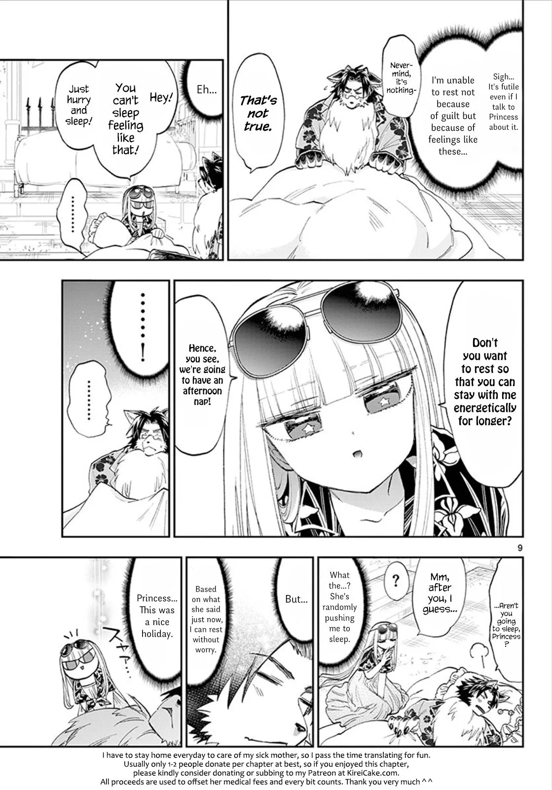 Maou-jou de Oyasumi Chapter 121 page 9
