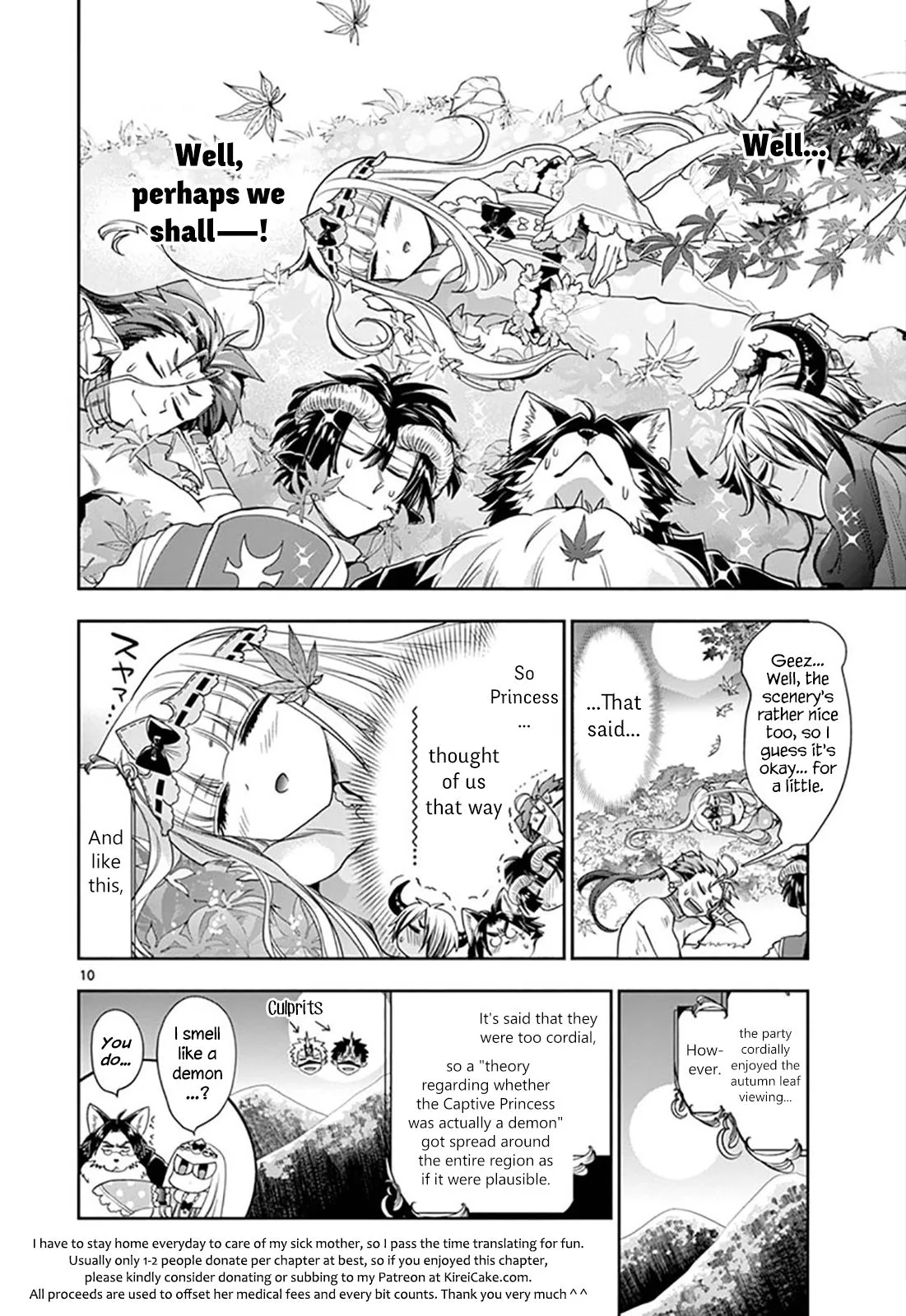 Maou-jou de Oyasumi Chapter 124 page 10