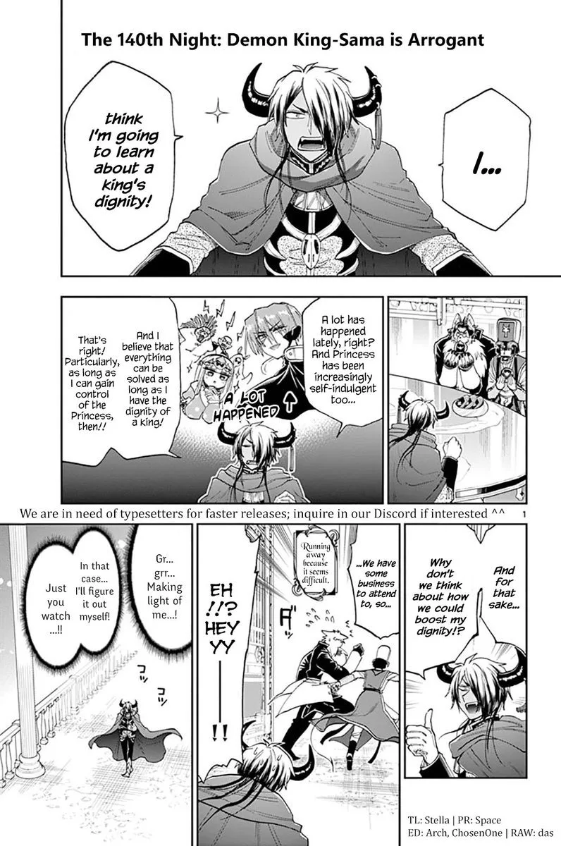 Maou-jou de Oyasumi Chapter 140 page 1