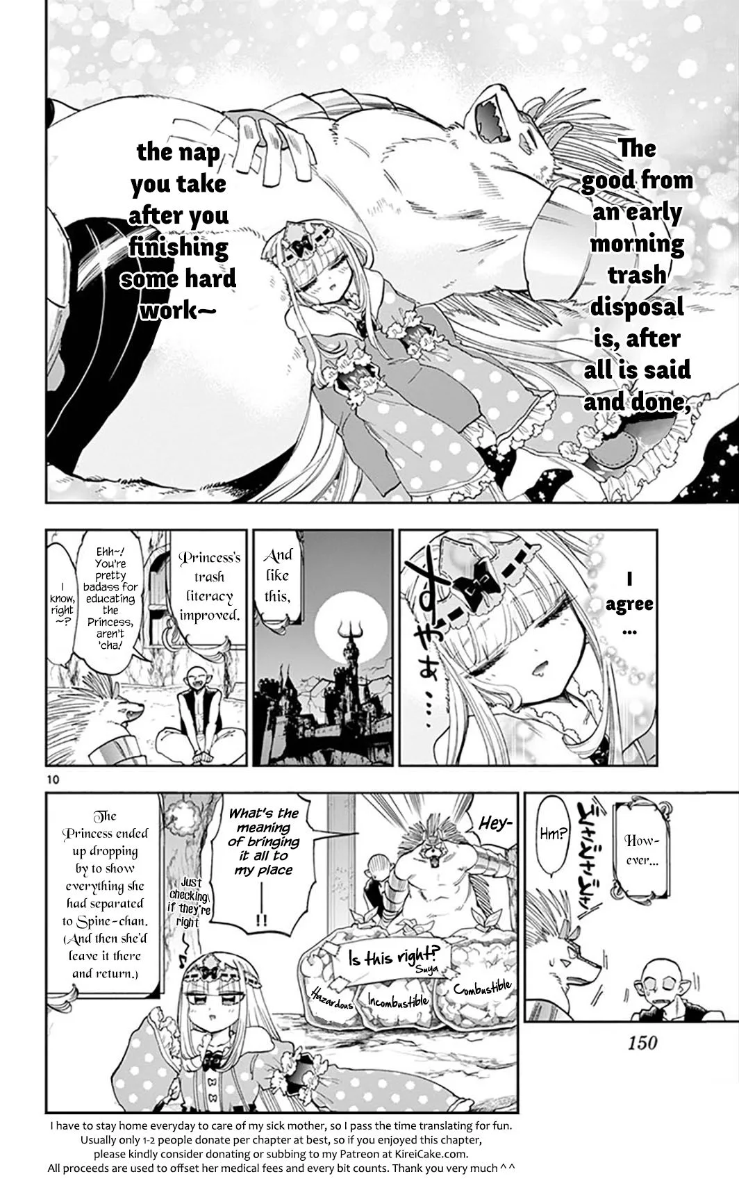 Maou-jou de Oyasumi Chapter 142 page 10