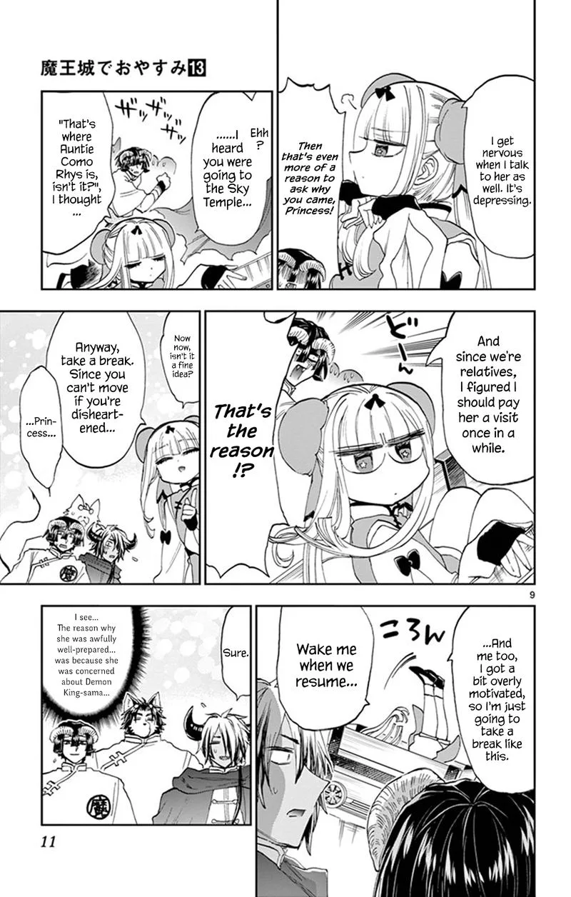 Maou-jou de Oyasumi Chapter 157 page 9