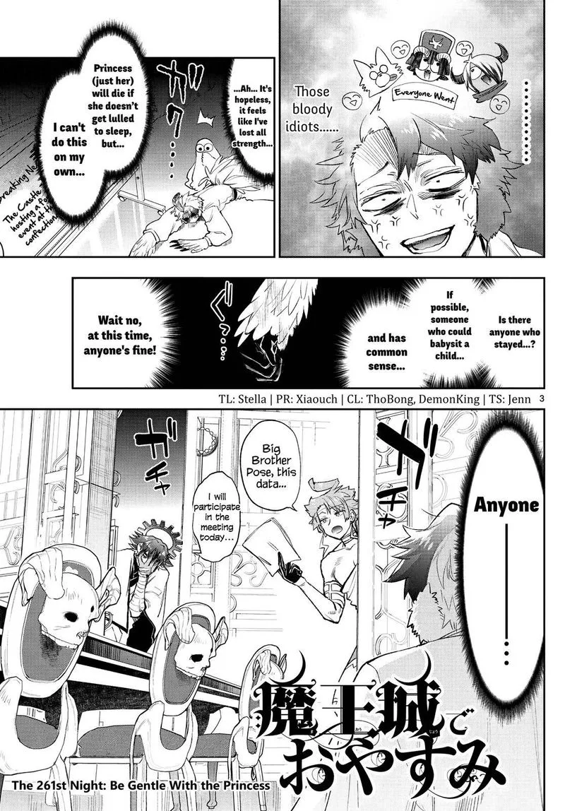 Maou-jou de Oyasumi Chapter 261 page 3