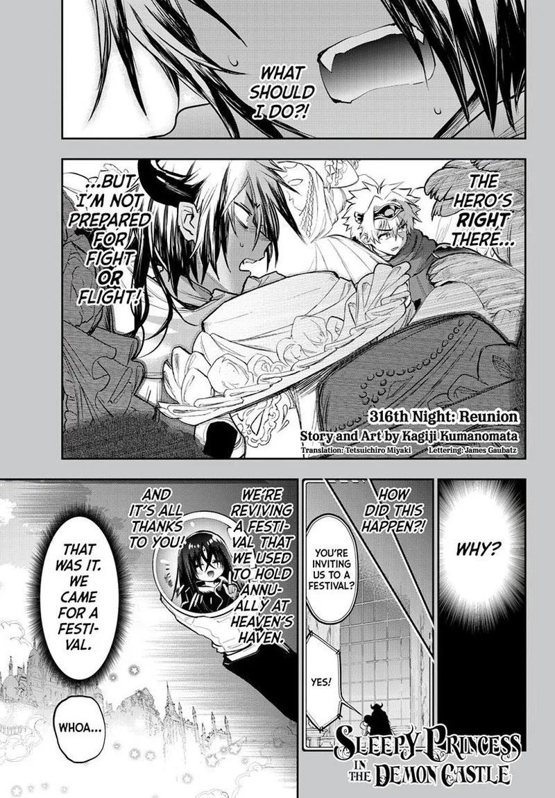 Maou-jou de Oyasumi Chapter 316 page 1