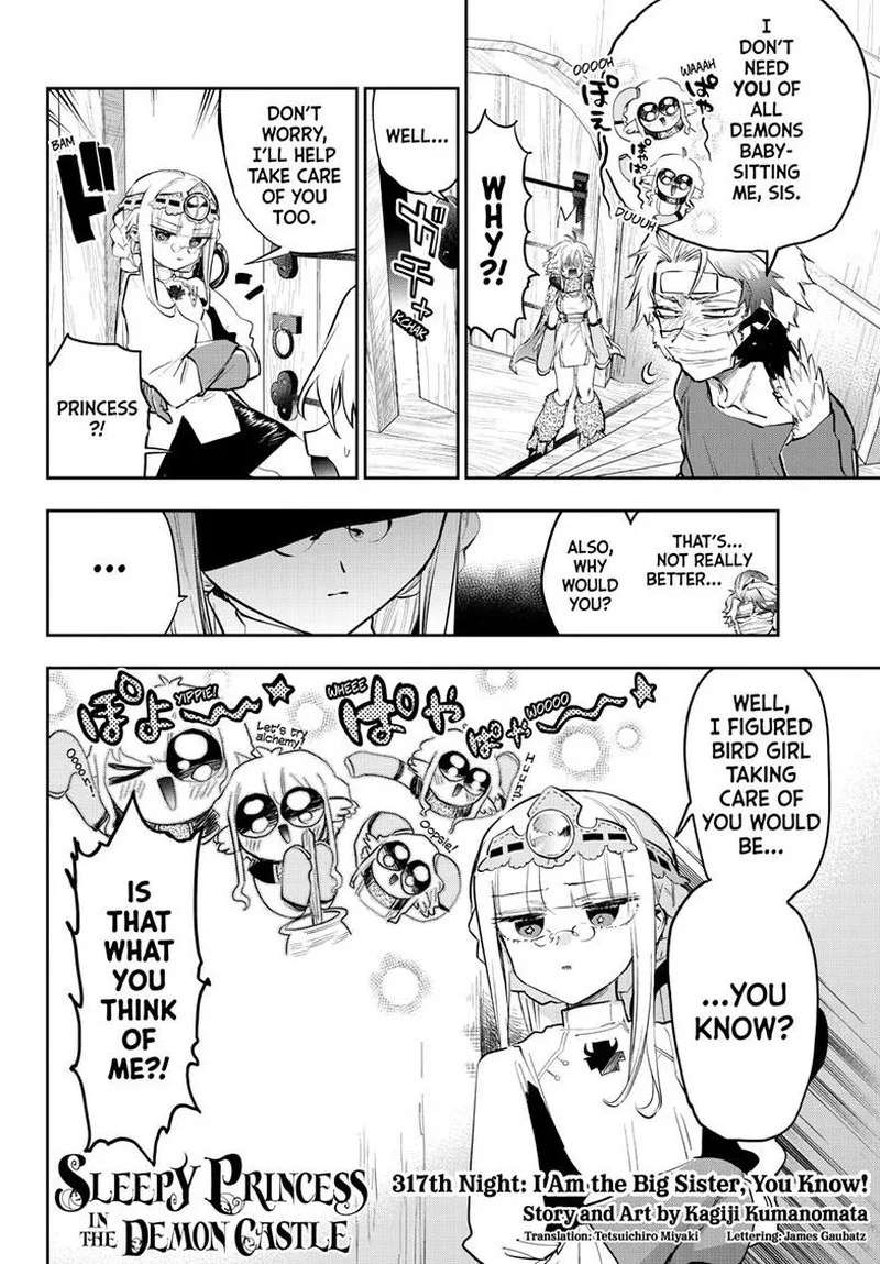 Maou-jou de Oyasumi Chapter 317 page 2