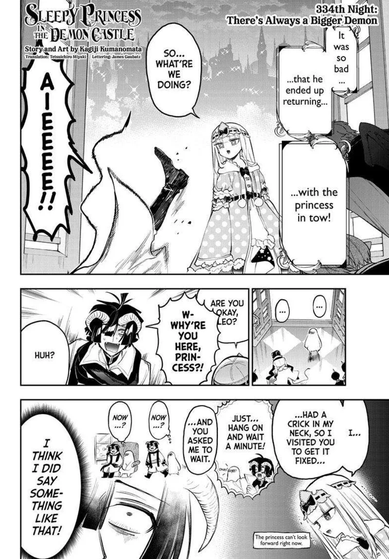 Maou-jou de Oyasumi Chapter 334 page 2